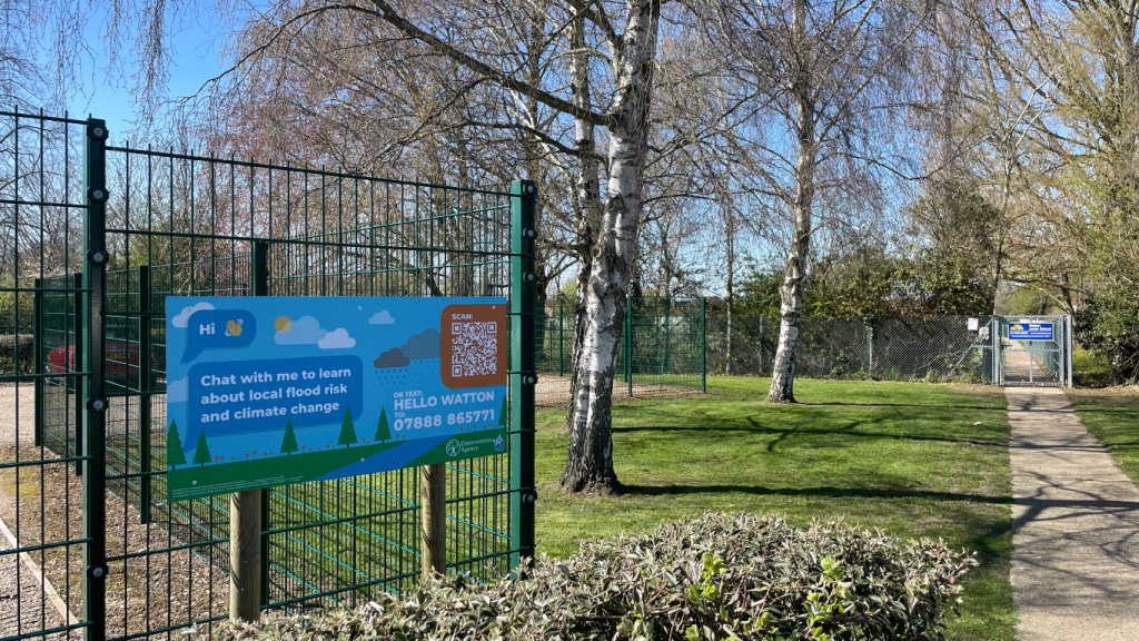 Environment Agency School Gates signage