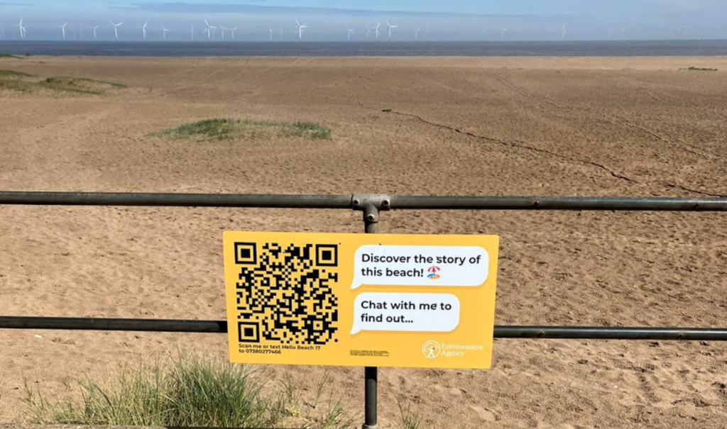Environment Agency Lincolnshire Coast signage